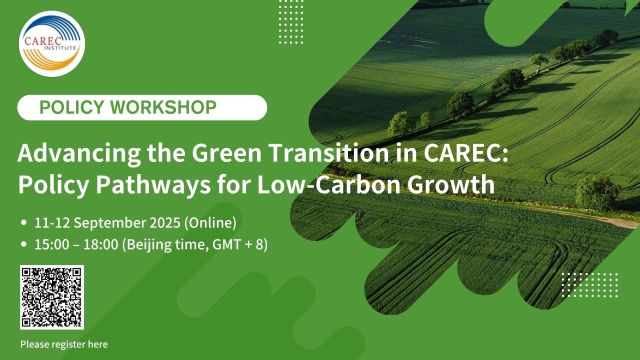 Advancing the Green Transition in CAREC: Policy Pathways for Low-Carbon Growth